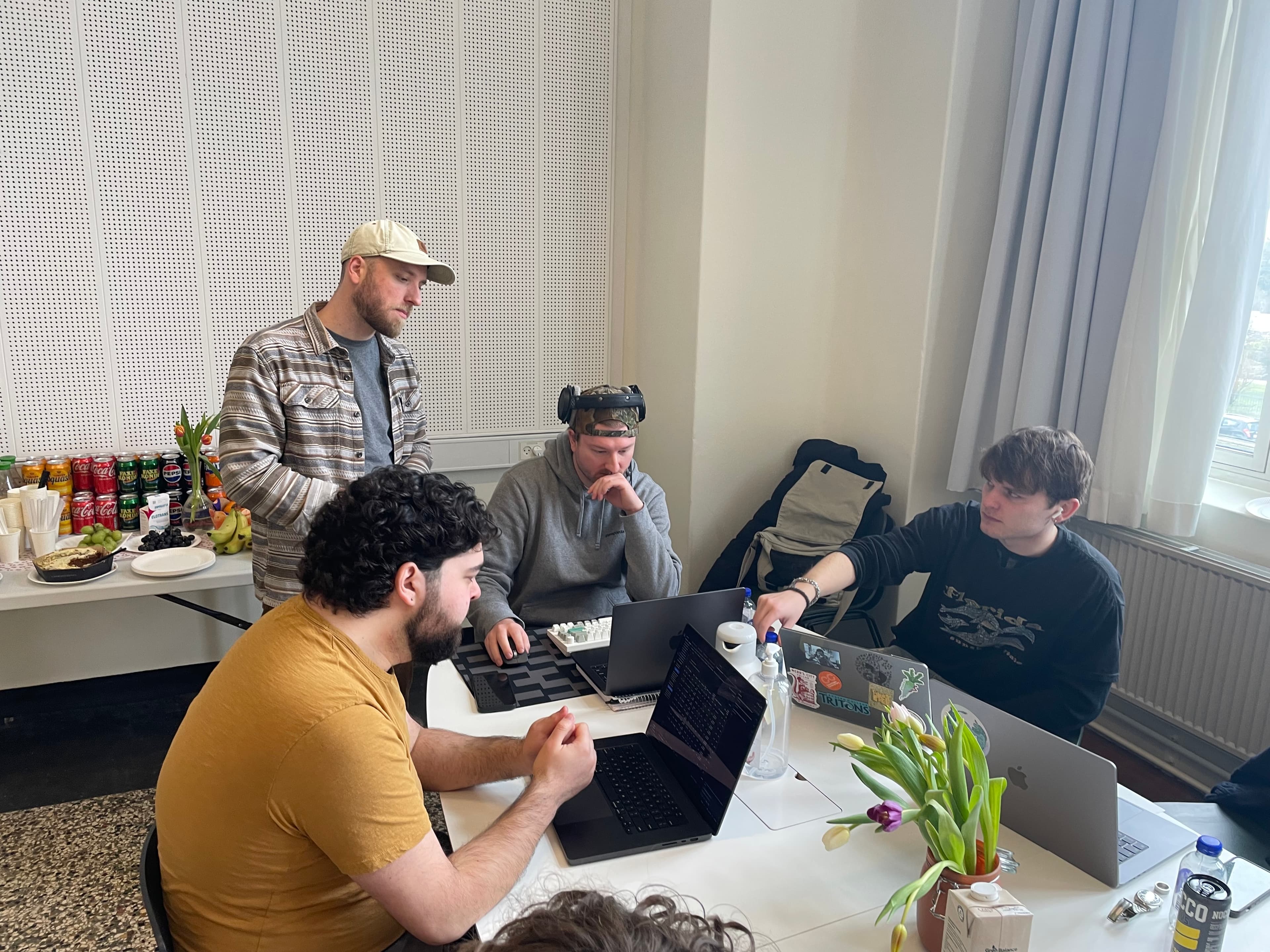 Jakob Bell with Team Vega at the SODAS Hackathon, University of Copenhagen