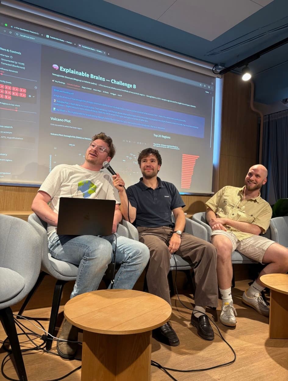 Jakob Bell at a Claude hackathon in Copenhagen